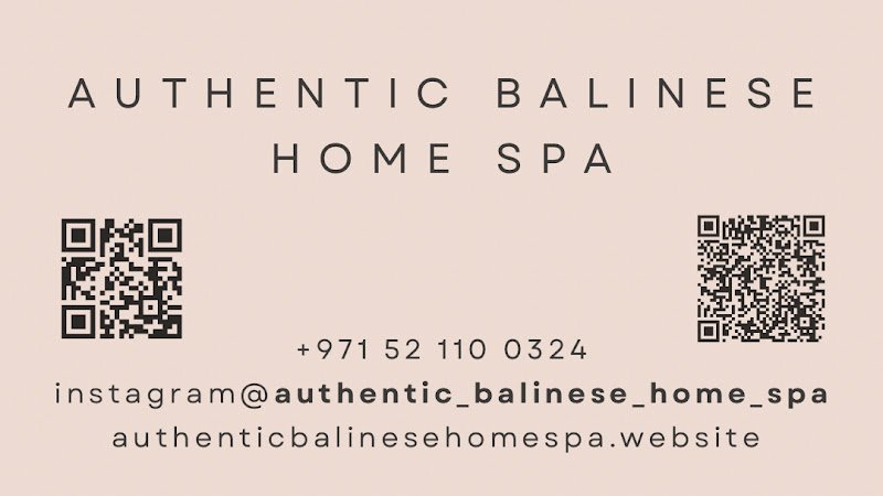 Authentic Balinese Home Spa Massage Service