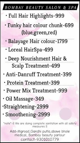 Bombay beauty parlour.